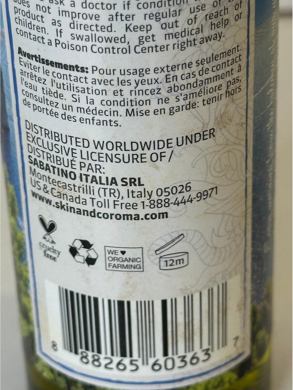 Skin & Co The Italian Collection Blue in Capri shower gel 7.7 fl oz - Picture 3 of 3